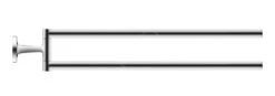 Duravit Starck T - Dubbele Handdoekhouder Draaibaar, Lengte 465 Mm, Chroom 0099411000