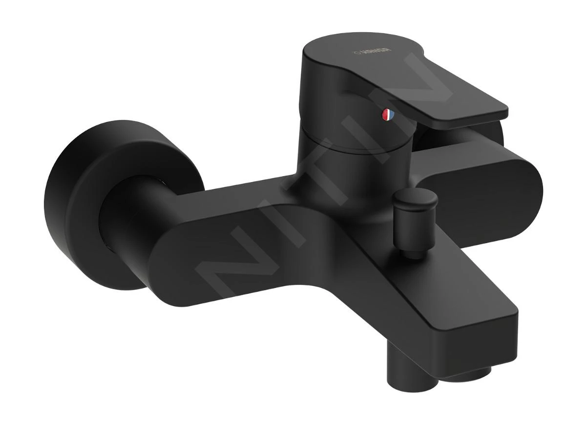 Hansa Twist - Badkraan, Mat Zwart 0974218333