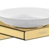 Hansgrohe AddStoris - Zeepschaal Met Houder, Mat Glas/gepolijst Goud 41746990