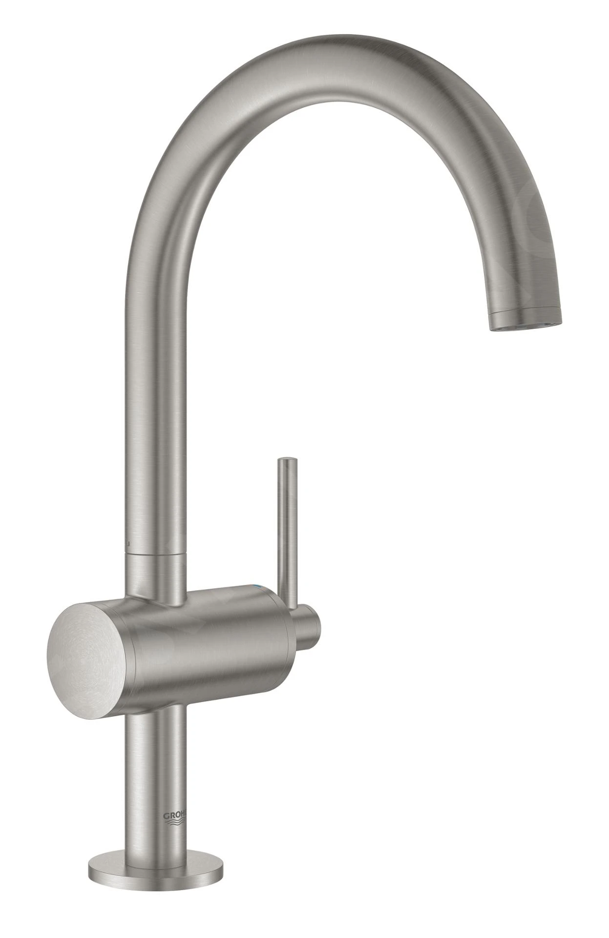 Grohe Atrio - Wastafelkraan Met Waste En Draaibare Uitloop, L-size, Supersteel 32042DC3