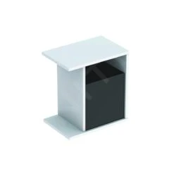 Geberit ICon Xs - Zijelement Met Opbergvak, 370x400x273 Mm, Glanzend Wit 840237000