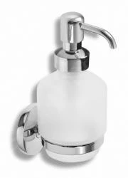 Novaservis Metalia 1 - Zeepdispenser Met Houder, Glas/chroom 6150,0