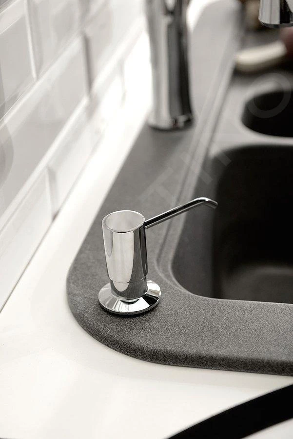 Sapho Accessoires - Inbouw Zeepdispenser, Rond, RVS SP010 - Afbeelding 3