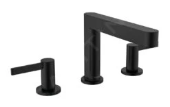 Hansgrohe Finoris - Wastafelkraan 110, 3-gats, Incl. Push-Open Afvoer, EcoSmart, Mat Zwart 76033670