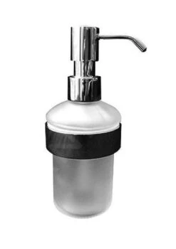 Duravit D-Code - Zeepdispenser Met Houder, Glas/chroom 0099161000