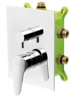 Novaservis Titania Iris New - Inbouwkraan Voor 3 Functies Met Binnenwerk, Chroom BOX94451RX,0