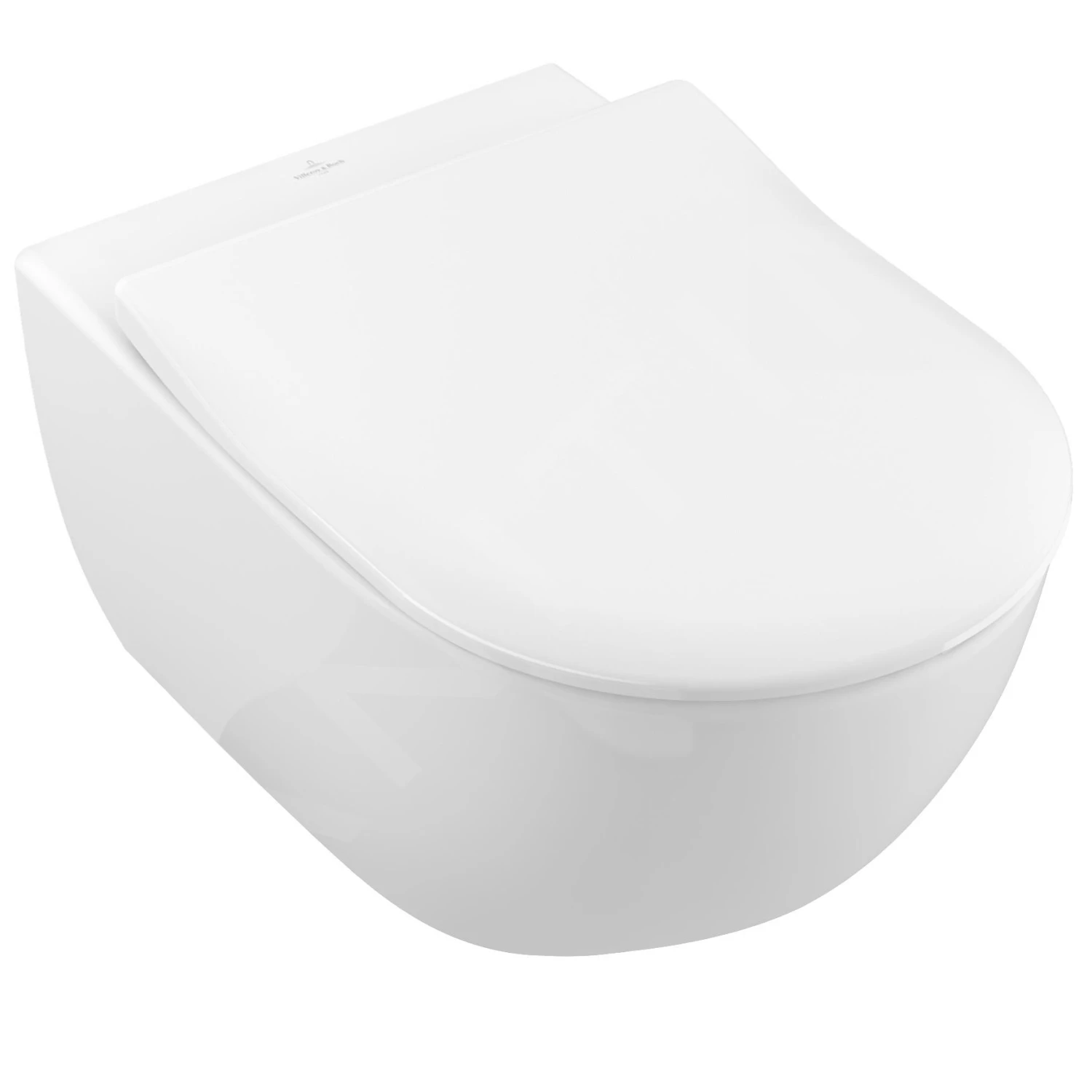 Geberit Duofix - Toiletset Met Sigma30 Bedieningsplaat, Glanzend Chroom/mat Chroom + Villeroy Boch Hangend Toilet En Wc Bril, DirectFlush, SoftClose, CeramicPlus 111.300.00.5 NI6 - Afbeelding 3