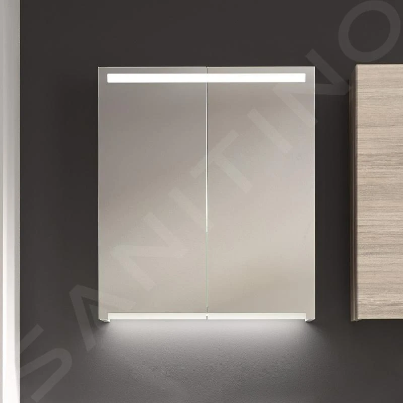 Geberit Option - Spiegelkast Met Verlichting, 750x700x150 Mm 500.205.00.1 - Afbeelding 5