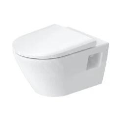 Duravit D-Neo - Hangend Toilet, Rimless, WonderGliss, Wit 25780900001