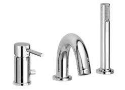 Paffoni Stick - 3-gats Badrandcombinatie, Chroom SK040LCR