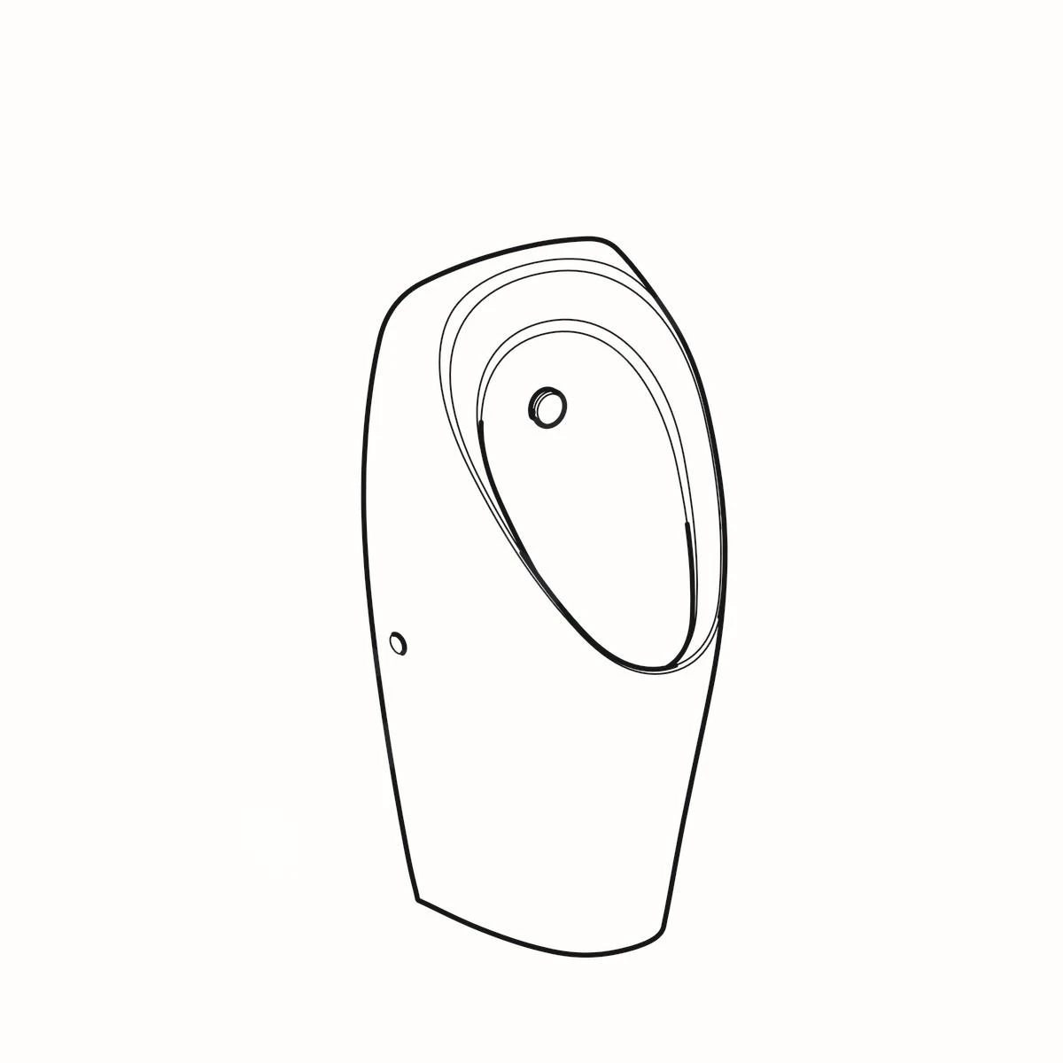 Geberit Urinoirs - Urinoir Tamina, Voor Inbouwstuursysteem, Wit 116.140.00.1 - Afbeelding 3