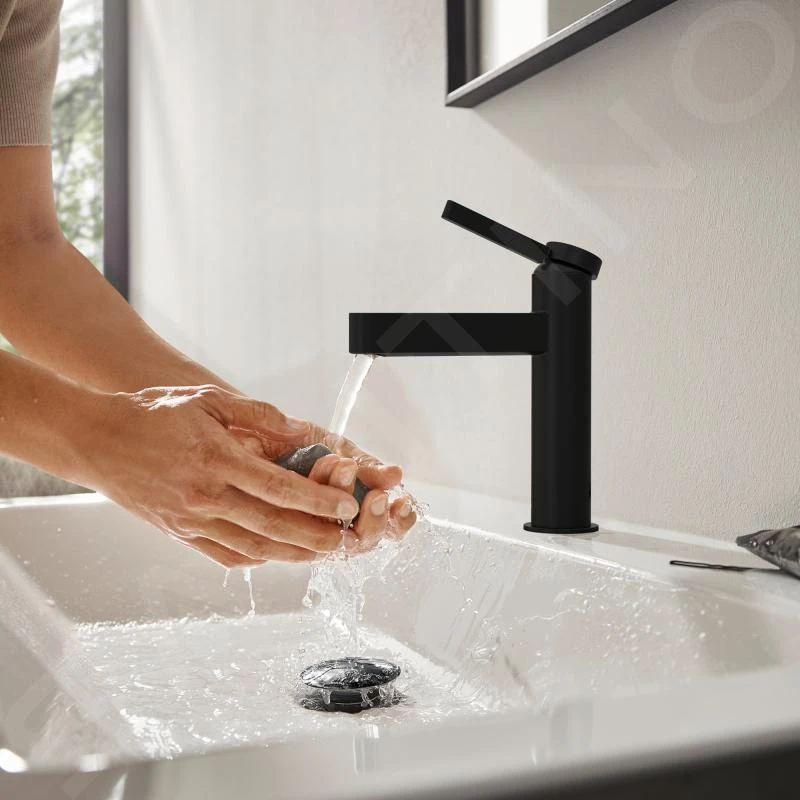 Hansgrohe Finoris - Toiletkraan 100. EcoSmart, Mat Zwart 76013670 - Afbeelding 4