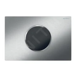 Geberit Sigma10 - Elektronische Urinoir Bedieningsplaat, Batterijvoeding, Geborsteld Gepolijst Staal 115.908.SN.6