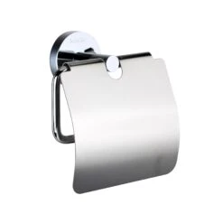 Kielle Aura - Toiletrolhouder Met Deksel, Chroom 40402000