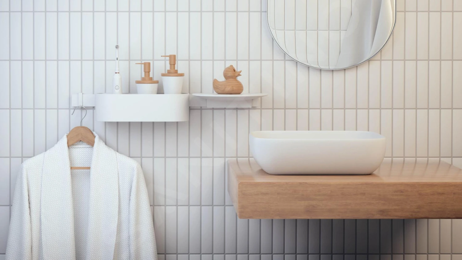 Hansgrohe WallStoris - Multifunctionele Beker, Mat Wit 27921700 - Afbeelding 4