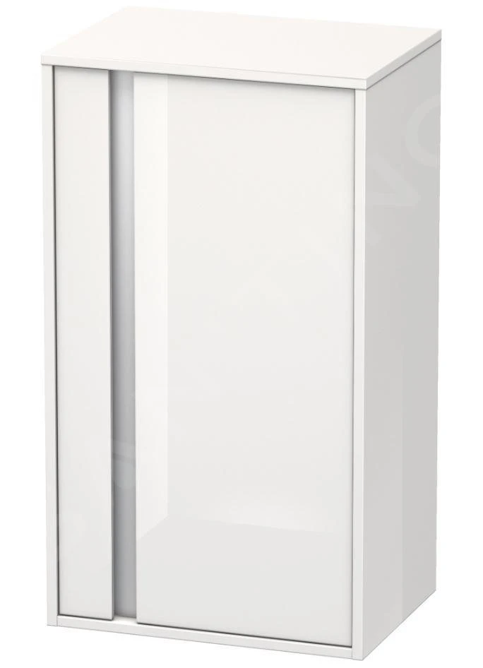 Duravit Ketho - Hoge Kast 880x500x360 Mm, Rechts, Glanzend Wit KT1266R2222