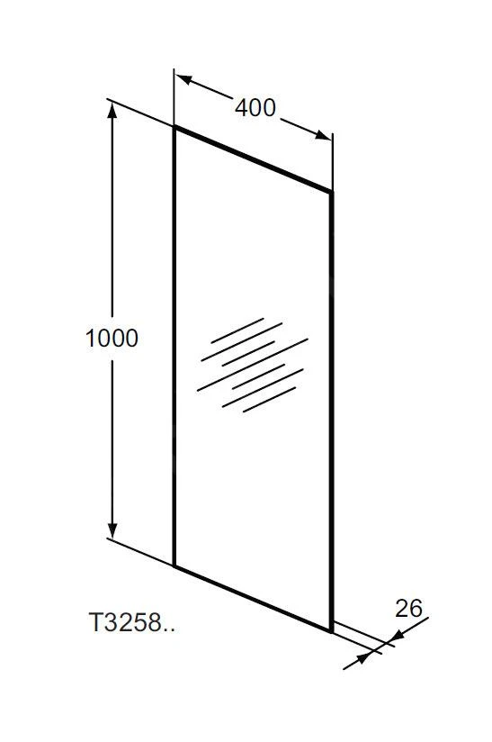 Ideal Standard Mirror&Light - Spiegel 400x1000 Mm Met LED Sfeerverlichting T3258BH - Afbeelding 2