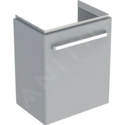 Geberit Selnova Compact - Wastafelkast, 500x367x604 Mm, 1 Deur, Licht Grijs 501.491.00.1