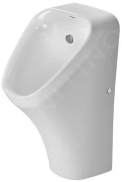 Duravit DuraStyle - Urinoir, Afval Achteraan, Rimless, Met WonderGliss, Wit 28063000001