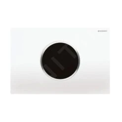 Geberit Sigma10 - Elektronische Bedieningsplaat, Netvoeding, Wit/glanzend Chroom 115.907.KJ.6