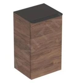 Geberit Smyle Square - Zijkast, Scharnieren Rechts, Hickorynoot 500.359.JR.1