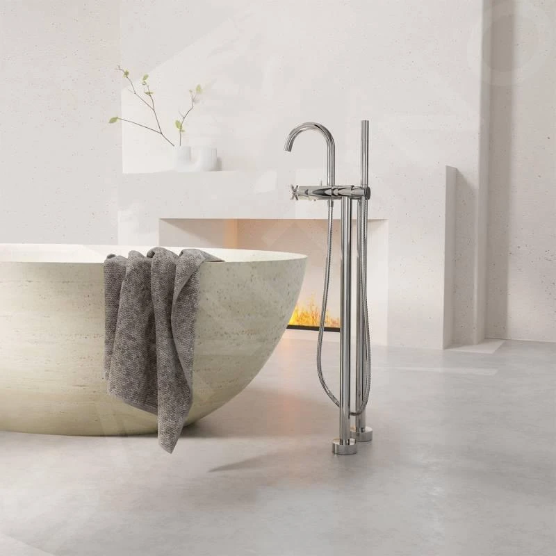 Steinberg 250 - Vrijstaande Badkraan, Chroom 250 1162 - Afbeelding 3