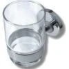 Novaservis Mephisto - Glas Met Houder, Chroom/glas 6806,0