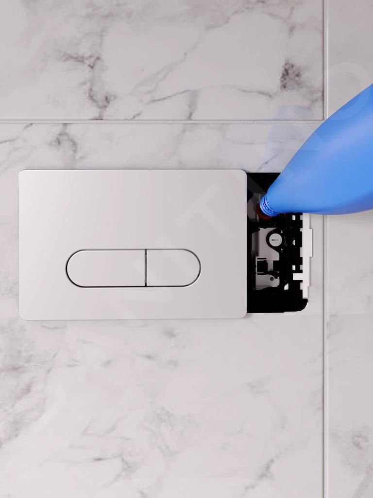 Ideal Standard ProSys - Toiletset- Inbouwreservoir, Closet, WC-zitting Tesi, Oleas M2 Bedieningsplaat, Mat Chroom ProSys80M SP86 - Afbeelding 8