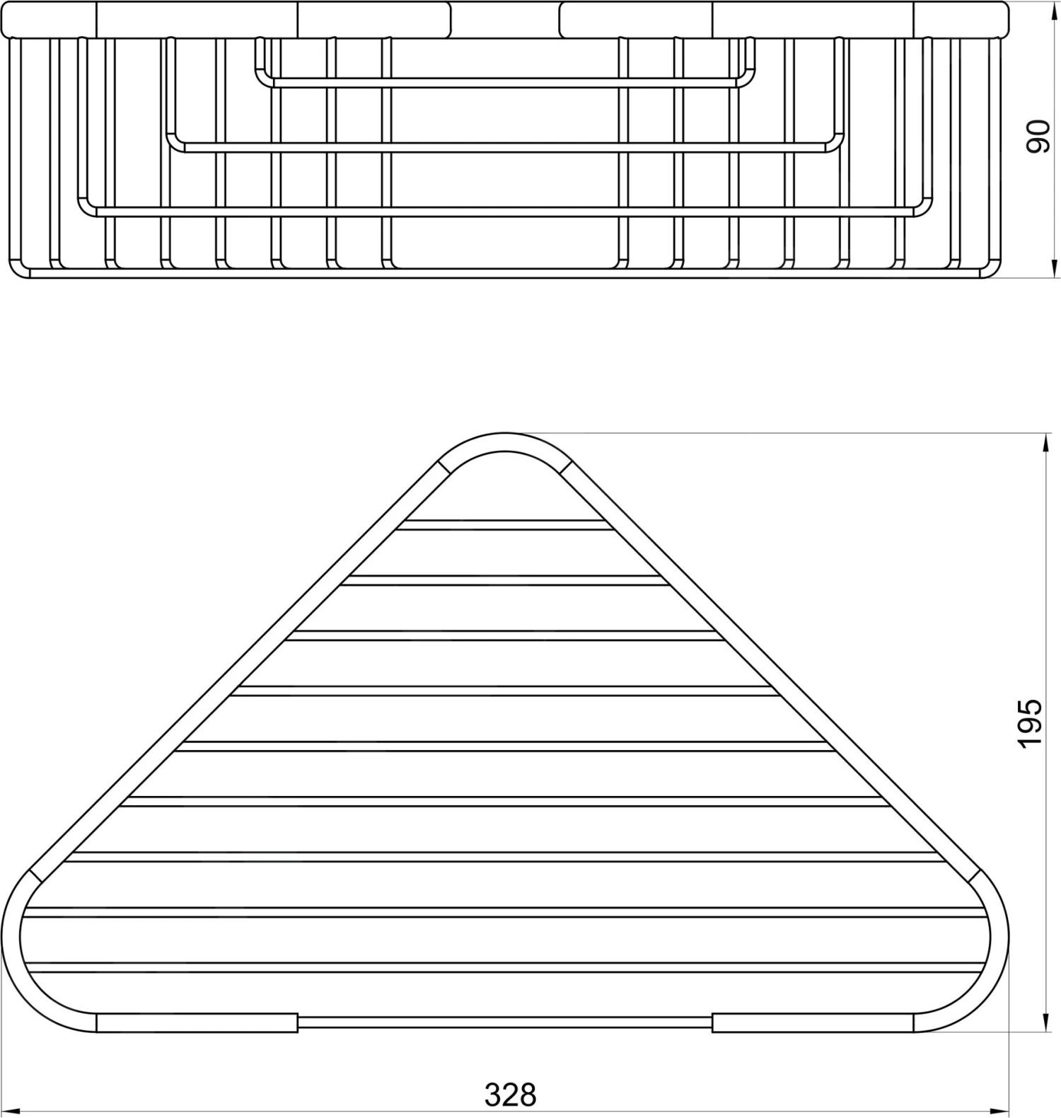 Novaservis Accessiores - Draad Modellen - Hoekplanchet, Chroom 6079,0 - Afbeelding 2