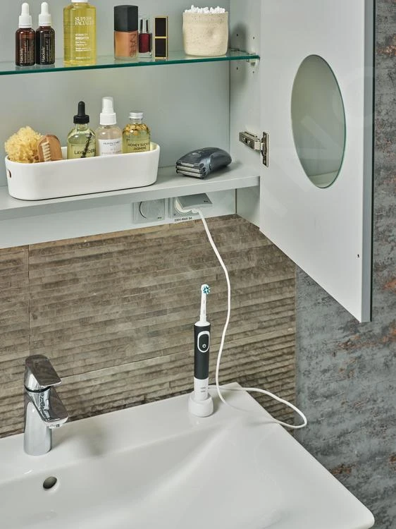 Ideal Standard Mirror&Light - Spiegelkast Met LED Verlichting En Inlegplank, 500x700 Mm, Aluminium T3428AL - Afbeelding 3