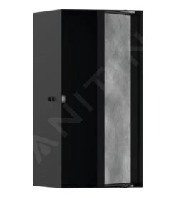 Hansgrohe XtraStoris Rock - Inbouwnis, Met Deur, 300x150x140 Mm, Mat Zwart 56088670