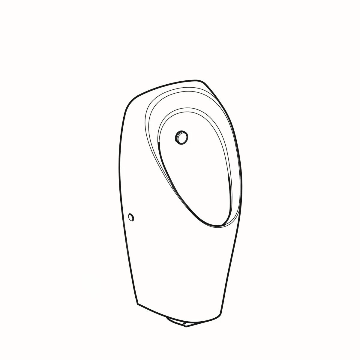 Geberit Urinoirs - Urinoir Tamina, Voor Geïntegreerd Besturing, Netvoeding, Wit 116.142.00.1 - Afbeelding 3