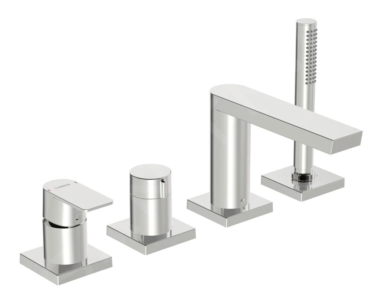 Hansa Stela - Badrandkraan, 4-gats, Chroom 57302473
