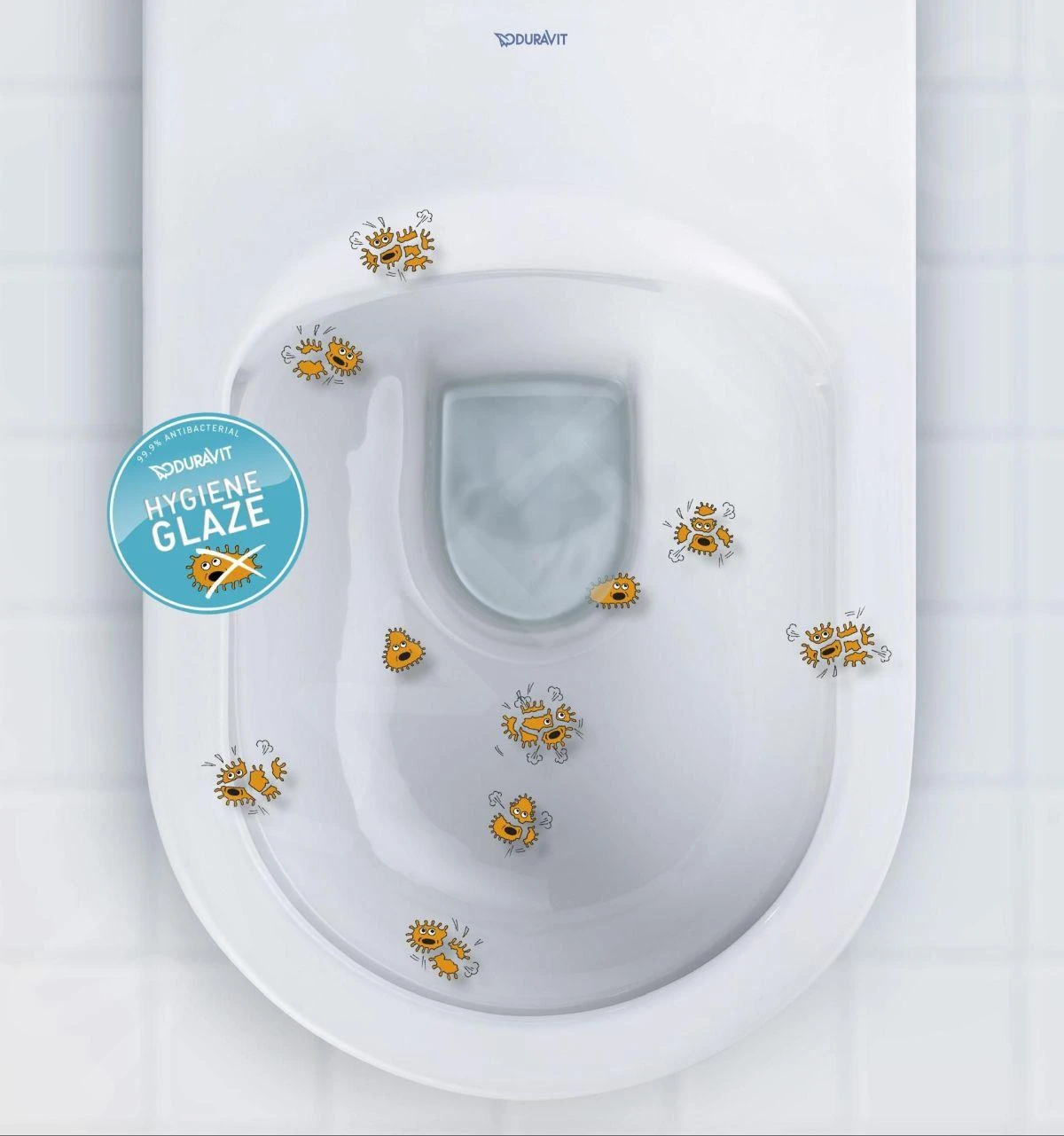 Duravit D-Neo - Staand Toilet, Afvoer Horizontaal, Rimless, HygieneGlaze, Wit 2003092000 - Afbeelding 7