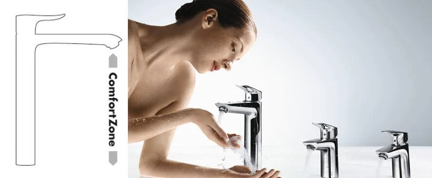 Hansgrohe Rebris E - Wastafelkraan, CoolStart, Chroom 72560000 - Afbeelding 7