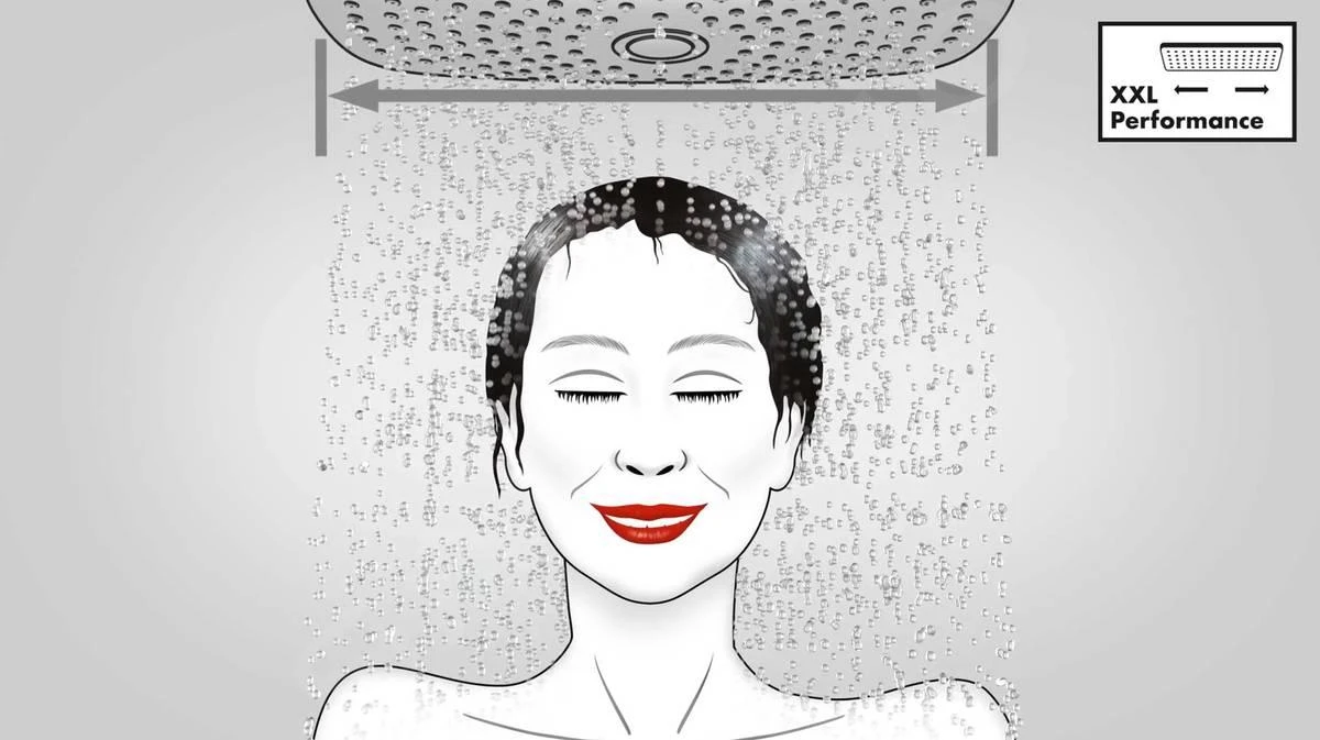 Hansgrohe Vernis Blend - Badrandkraan, 4-gats, Chroom 71456000 - Afbeelding 8