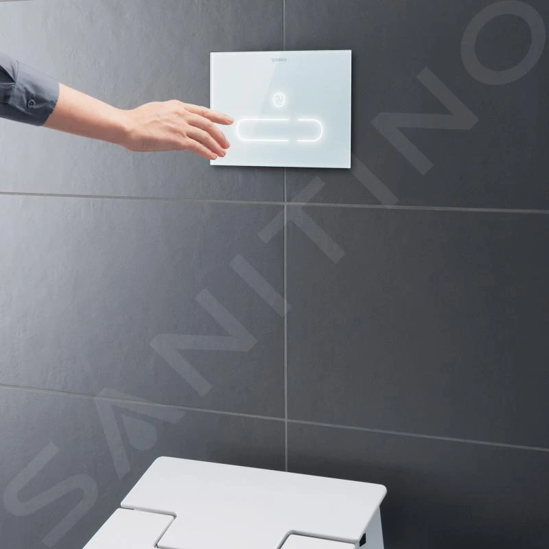 Duravit DuraSystem - Contactloze Bedieningspaneel A2 Voor Wc, Wit Glas WD5003012000 - Afbeelding 3