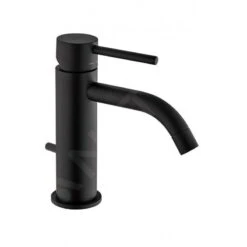 Paffoni Light - Wastafelkraan Met Waste, Zwart Mat LIG075NO