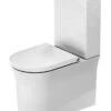Duravit White Tulip - Duoblok Toilet, Vario Afvoer, Rimless, Wit 2197090000
