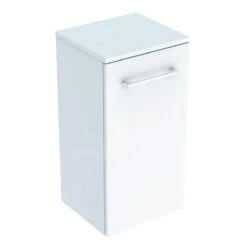 Geberit Selnova Square - Zijkast 650x330x297 Mm, 1 Deur, Glanzend Wit 501.272.00.1