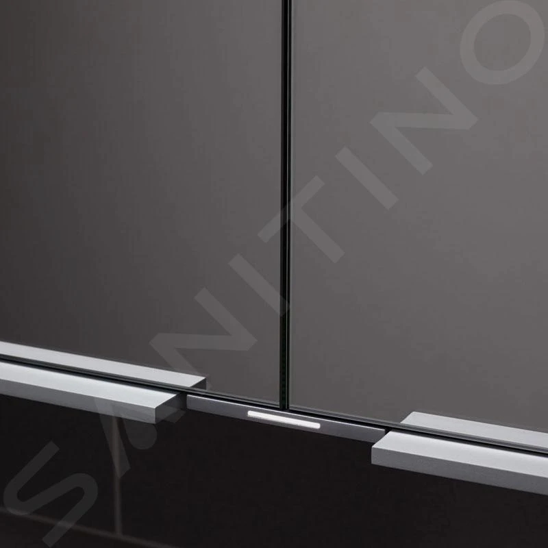 Keuco Royal Match - Spiegelkast Met LED-verlichting, Inbouw, 650x700x149 Mm, Zilver Geanodiseerd 12811171311 - Afbeelding 4