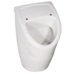 Villeroy & Boch O.novo - Compact Urinoir Voor Deksel, Achterzijde, Met Vlieg, CeramicPlus, Alpine Wit 755706R1