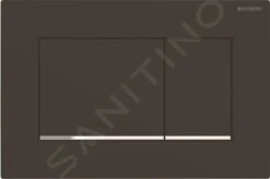 Geberit Sigma30 - Bedieningsplaat, Zwart Mat/chroom 115.883.14.1