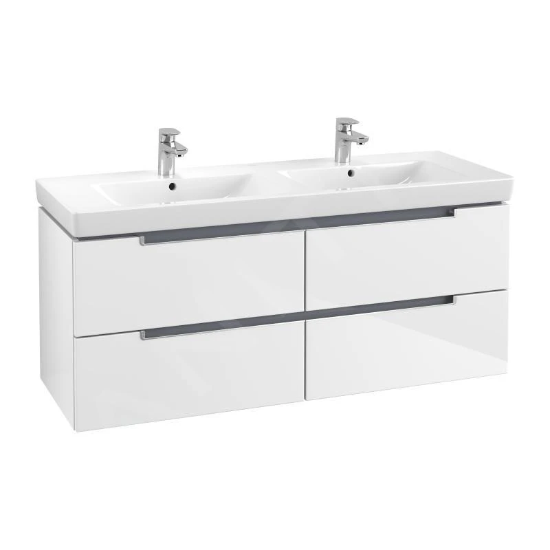 Villeroy & Boch Subway 2.0 - Wastafelkast, 1287x520x449 Mm, Mat Wit A69900MS