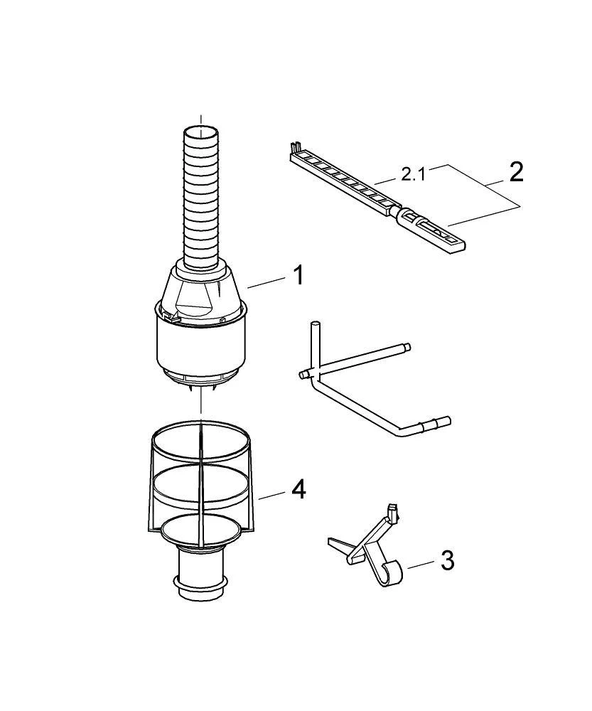 Grohe Toebehoren - Ombouwset 42937000 - Afbeelding 2