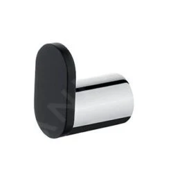 Nimco Nava - Handdoekhaak, Mat Zwart/chroom NA 28054