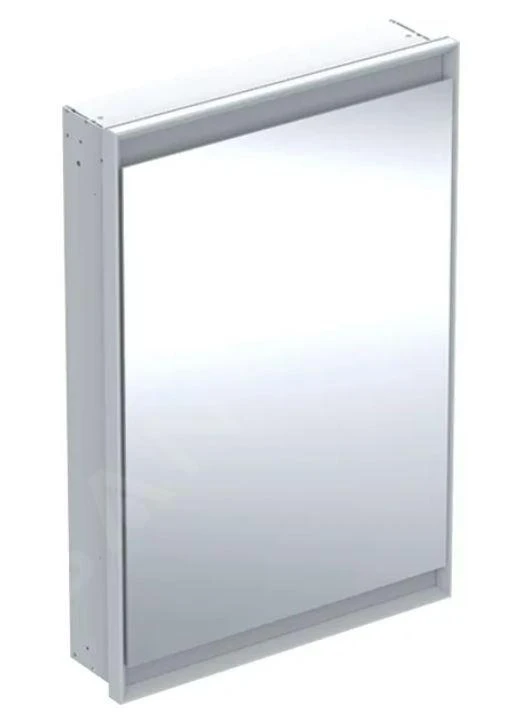 Geberit ONE - Spiegelkast Met LED-verlichting, 600x900x150 Mm, Scharnieren Rechts, Inbouw, Wit 505.801.00.2