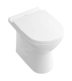 Villeroy & Boch O.novo - Staande Toiletpot, Vario Afvoer, CeramicPlus, Alpine Wit 565710R1