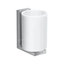 Axor Universal Rectangular - Tandenborstelhouder, Wit/chroom 42604000