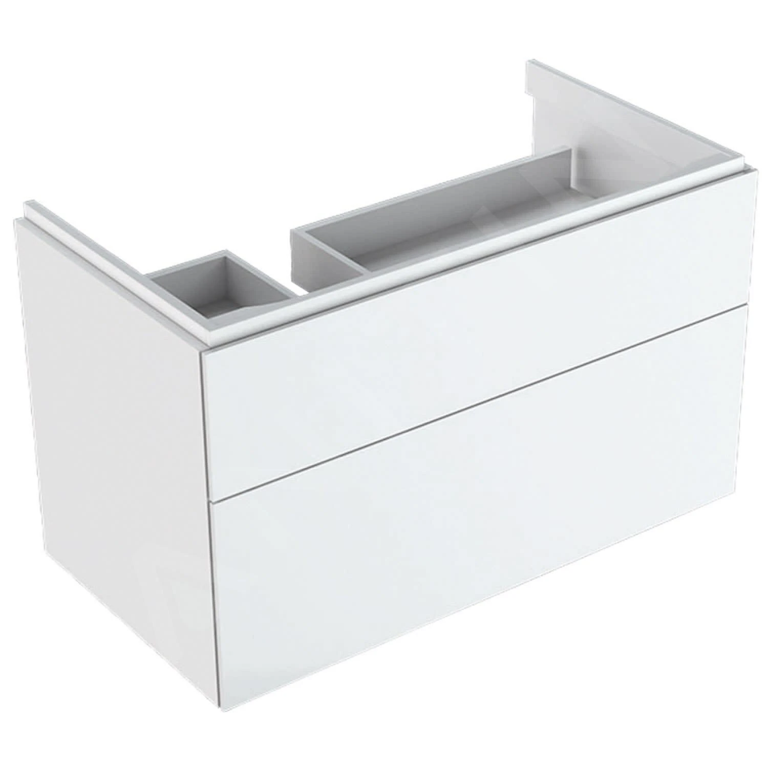 Geberit Xeno 2 - Wastafelonderkast 900 Mm Met Bijzetplank, Interne Lade Met LED Verlichting, Glanzend Wit 500.515.01.1